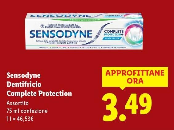 Sensodyne - Dentifricio Complete Protection