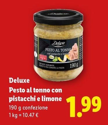 Deluxe - Pesto Al Tonno Con Pistacchi E Limone