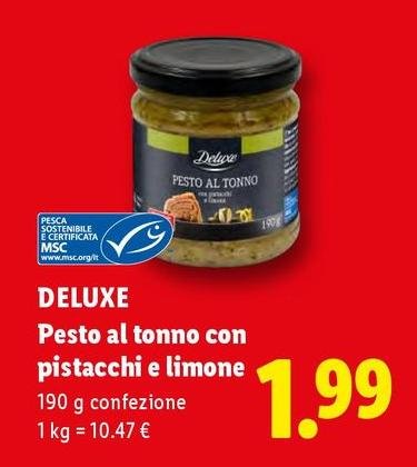 Deluxe - Pesto Al Tonno Con Pistacchi E Limone
