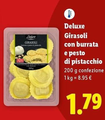 Deluxe - Girasoli Con Burrata E Pesto Di Pistacchio