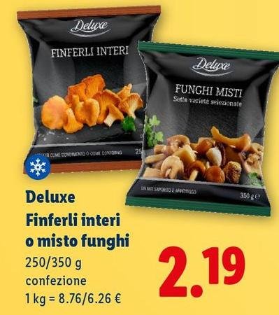 Deluxe - Finferli Interi O Misto Funghi