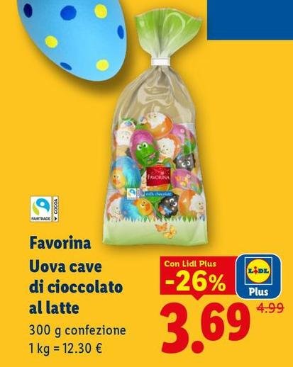 Favorina - Uova Di Cioccolato Al Latte