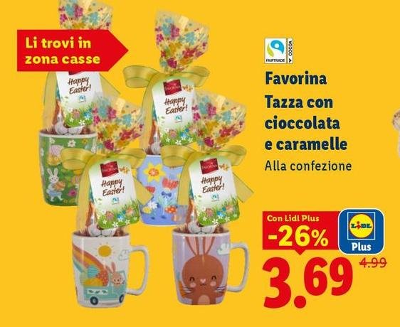 Favorina - Tazza Con Cioccolata E Caramelle