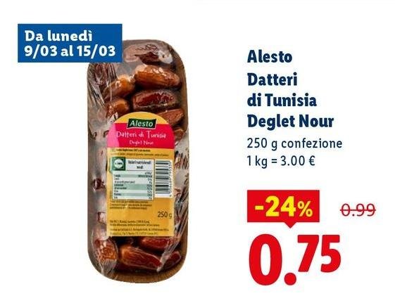 Alesto -  Datteri Di Tunisia Deglet Nour