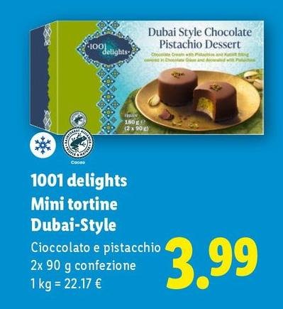 1001 Delights - Mini Tortine Dubai-Style