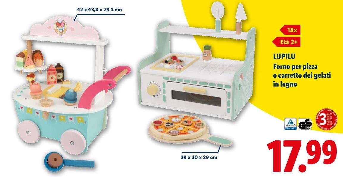 Lupilu - Forno Per Pizza O Carretto Dei Gelati In Legno