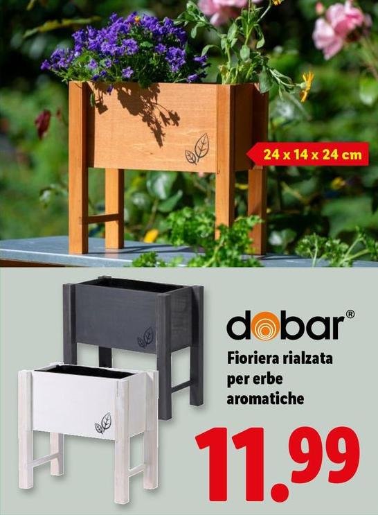 Dobar - Fioriera Rialta Per Erbe Aromatiche