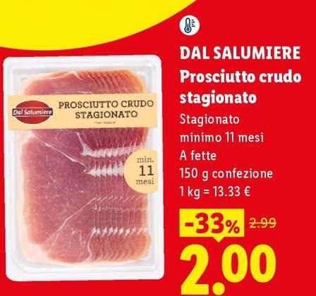 Dal Salumiere - Prosciutto Crudo Stagionato
