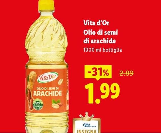 Vita d'or - Olio Di Semi Di Arachide