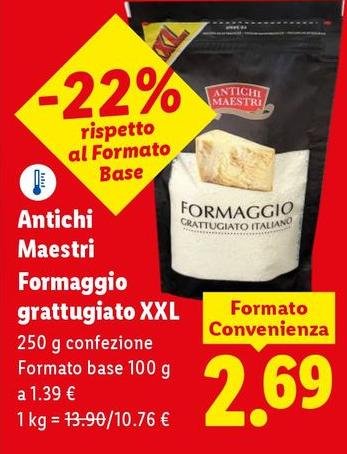 Antichi Maestri - Formaggio Grattugiato XXL