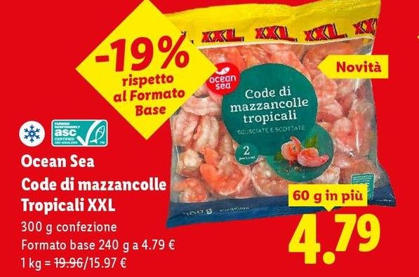 Ocean Sea - Code Di Mazzancolle Tropicali XXL