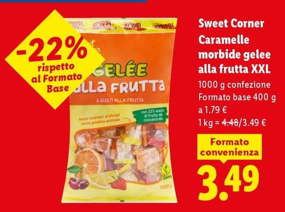 Sweet Corner - Caramelle Morbide Gelee Alla Frutta Xxl