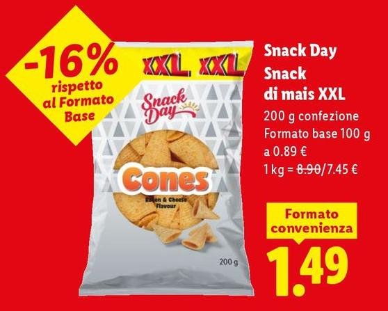 Snack Day - Snack Di Mais Xxl