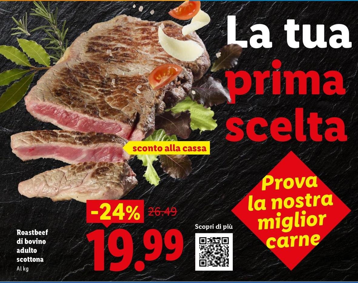 Roastbeef Di Bovino Adulto Scottona