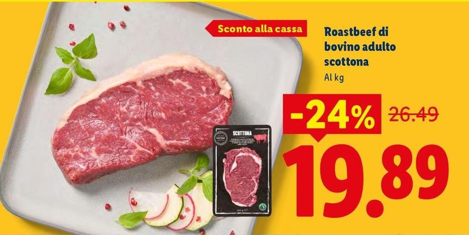 Roastbeef Di Bovino Adulto Scottona