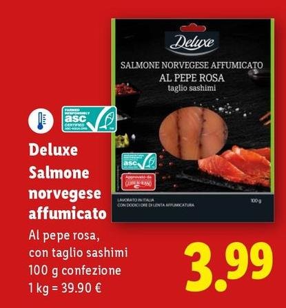 Deluxe - Salmone Norvegese Affumicato