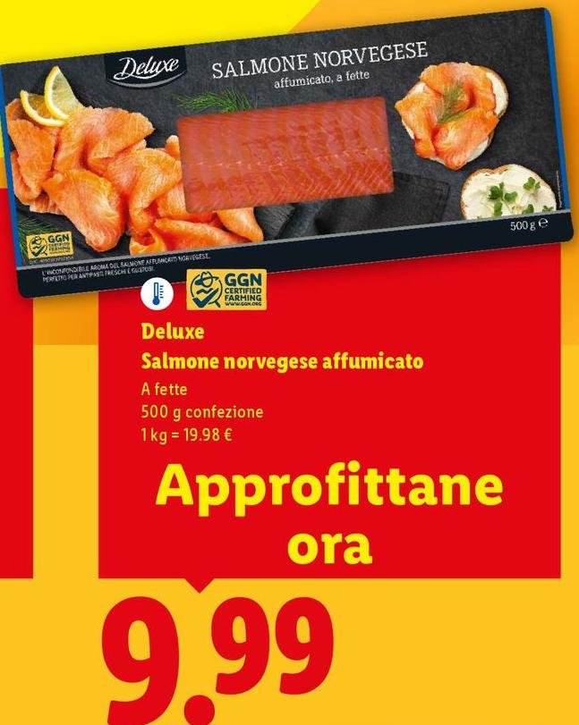 Deluxe - Salmone Norvegese Affumicato