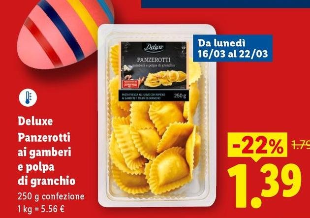 Deluxe - Panzerotti Ai Gamberi E Polpa Di Granchio