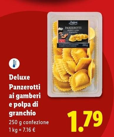 Deluxe - Panzerotti Ai Gamberi E Polpa Di Granchio