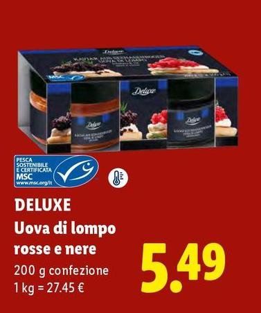 Deluxe - Uova Di Lompo Rosse E Nere