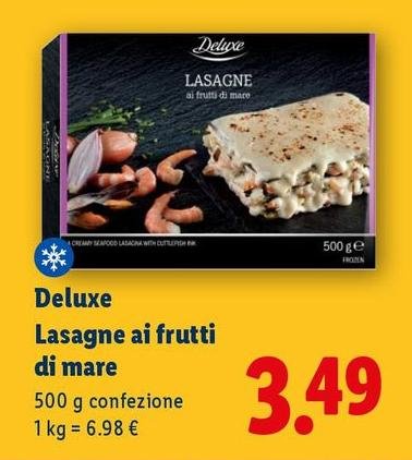 Deluxe - Lasagne Ai Frutti Di Mare