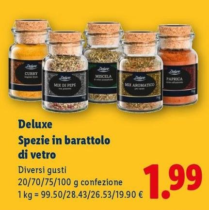 Deluxe - Spezie In Barattolo Di Vetro