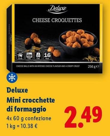 Deluxe - Mini Crocchette Di Formaggio
