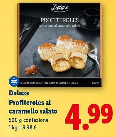 Deluxe - Profiteroles Al Caramello Salato