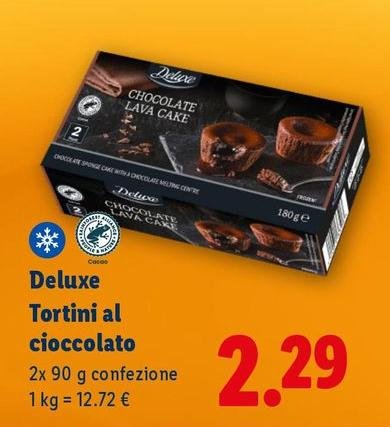 Deluxe - Tortini Al Cioccolato