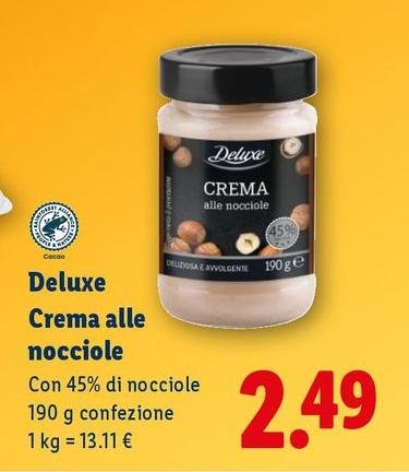 Deluxe - Crema Alle Nocciole