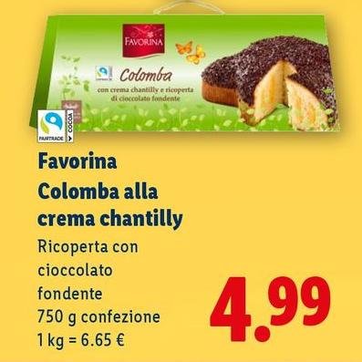 Favorina - Colomba Alla Crema Chantilly