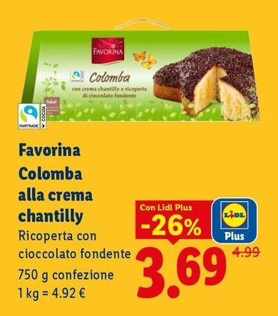 Favorina - Colomba Alla Crema Chantilly