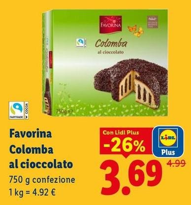 Favorina - Colomba Al Cioccolato