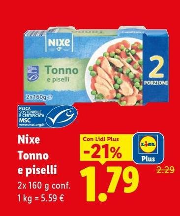 Nixe - Tonno E Piselli
