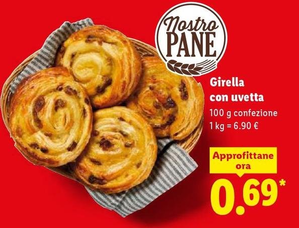 Girella Con Uvetta