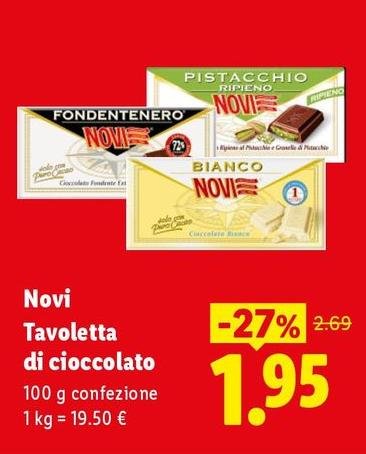 Novi - Tavoletta Di Cioccolato