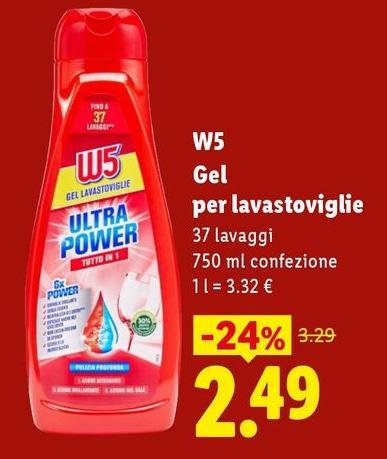W5 - Gel Per Lavastoviglie