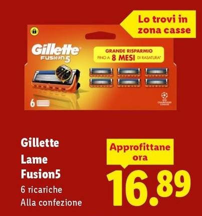 Gillette - Lame Fusion5