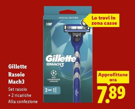 Gillette - Rasoio Mach3