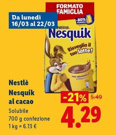Nestlè - Nesquik Al Cacao