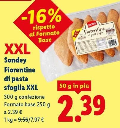 Sondey - Fiorentine Di Pasta Sfoglia Xxl