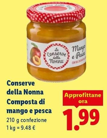 Le Conserve Della Nonna - Composta Di Mango E Pesca