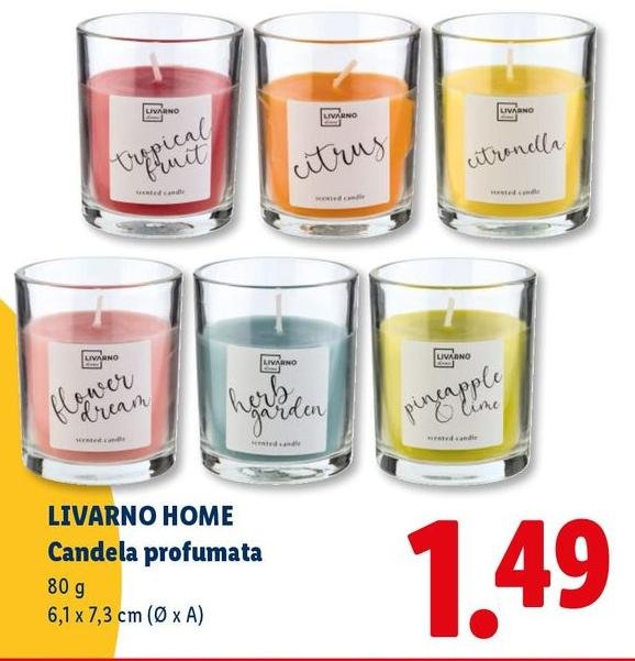 Livarno Home - Candela Profumata