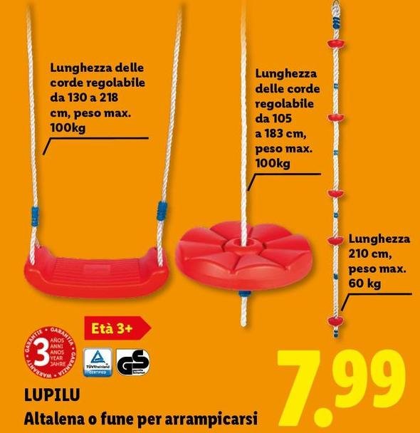 Lupilu - Altalena O Fune Per Arrampicarsi