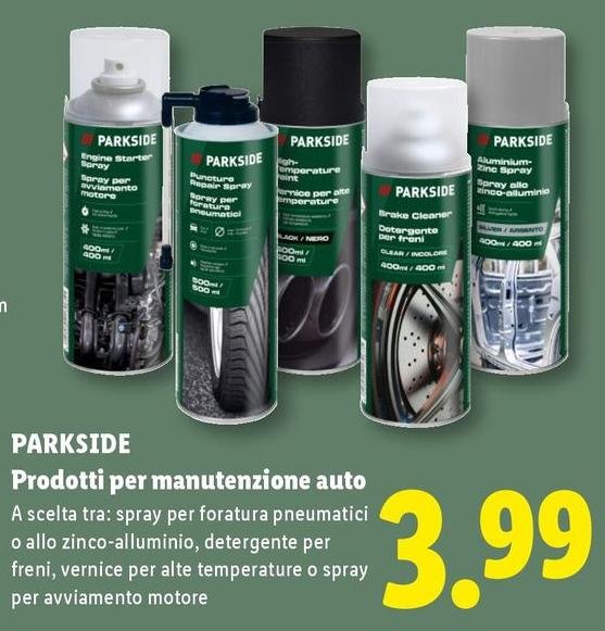 Parkside - Prodotti Per Manutenzione Auto