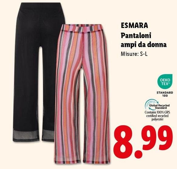 Esmara - Pantaloni Ampi Da Donna