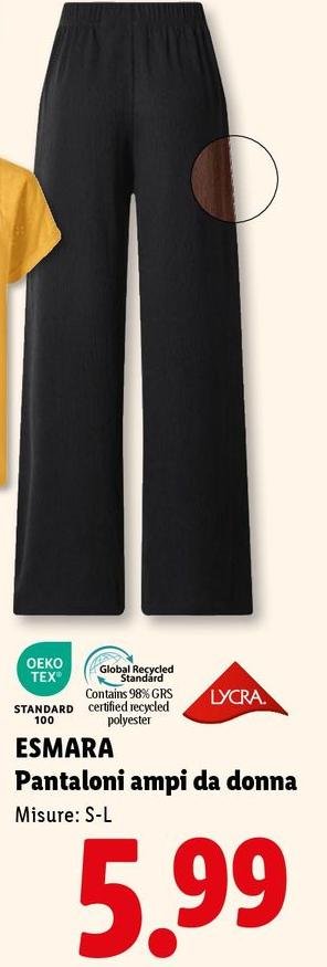 Esmara - Pantaloni Ampi Da Donna