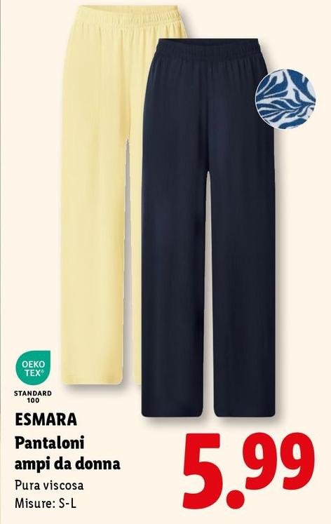 Esmara - Pantaloni Ampì Da Donna