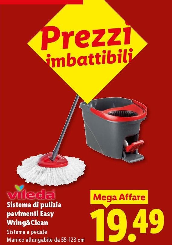 Vileda - Sistema Di Pulizia Pavimenti Easy Wring&Clean