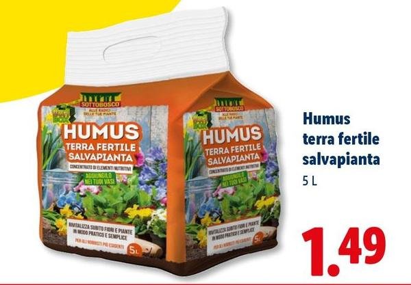 Humus - Terra Fertile Salvapianta